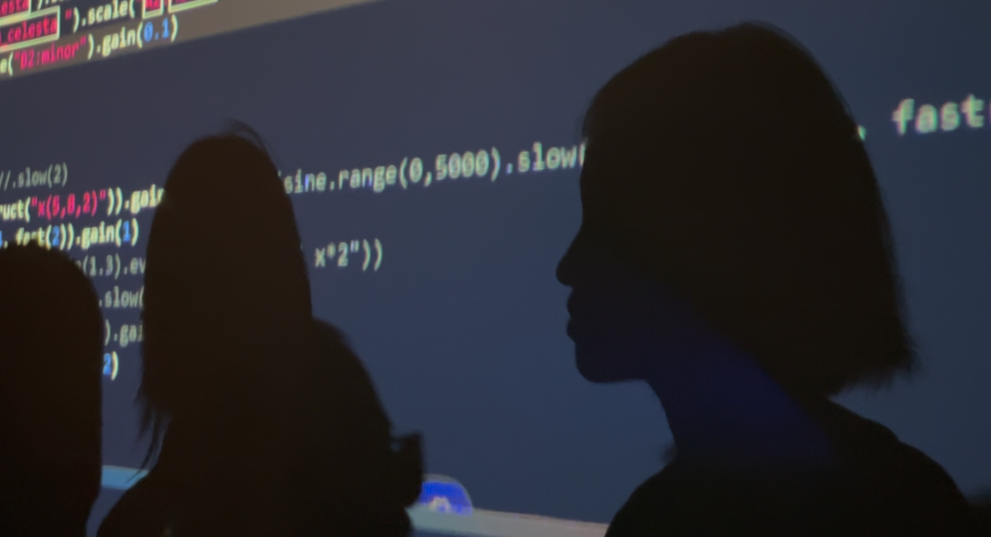 Last night I did visuals at Algorave Decelerate