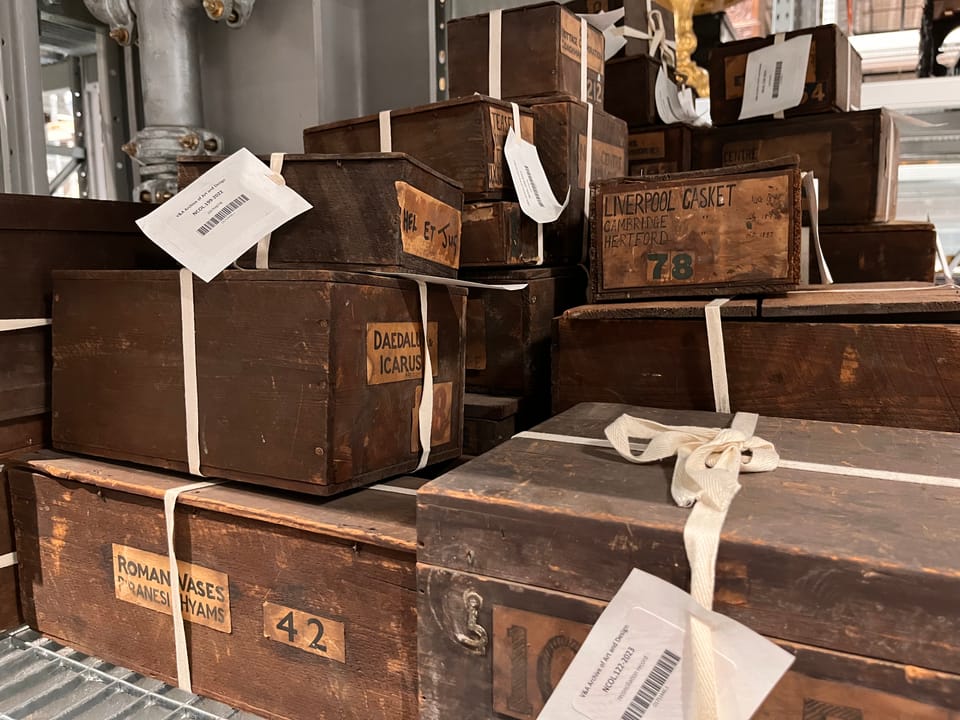 i went to the new V&A East Storehouse