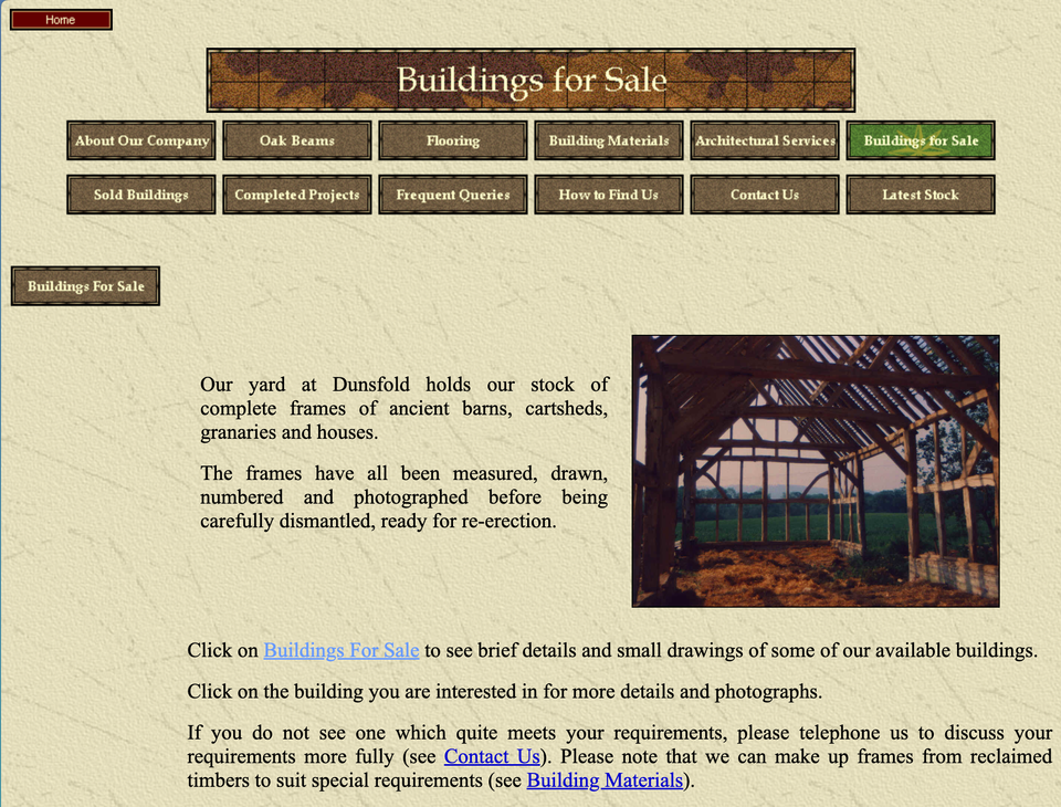 Good website: antiquebuildings.co.uk